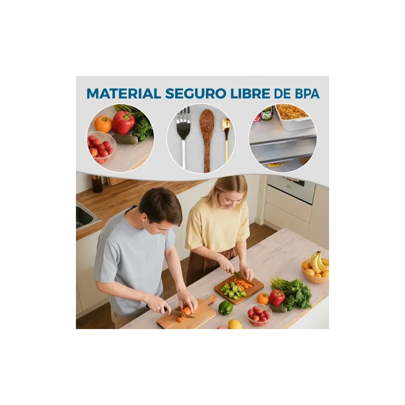 Pack 2 Forros Protectores Cajones Antiderrapantes 30x300cm