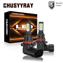 CHUSYYRAY 9005 HB3 LED Headlight Super Bright Bulbs Kit White 6000K  High/Low Beam