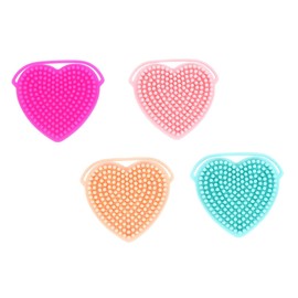 PACKOVE 4Pcs Silicone Facial Brush Manual Face Massager with Unique Design for Deep Cleansing and Exfoliation Gentle Face Scrubber for Body and Facial Care