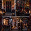 6-Pack 59-in Artificial Flower Garlands, Burgundy Halloween