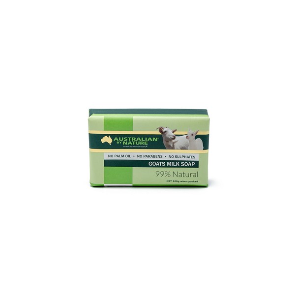 Australian By Nature Goat Milk Soap 100g - 99% NATURAL
