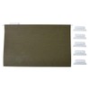 Staples 116830 Hanging File Folders 5-Tab Legal Size Standard Green