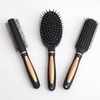 Soft Cushion Self Scalp Massage Hair Brush - Mini & Kids Calming Comb 03. Flat Brush 2ea