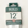 Build and Batten 2-Pack 12" Wall Panel Rail Kit White