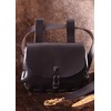 Medieval ULFBERTH Dark Brown Leather Bum-Bag Purse-Medieval