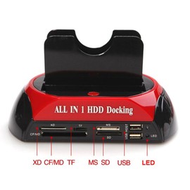 Hard Drive Docking Station with Offline Clone Function for 2.5 &3.5 inch HDD SSD SATA External Dual Bay Dock usb3.0 Hard Drive