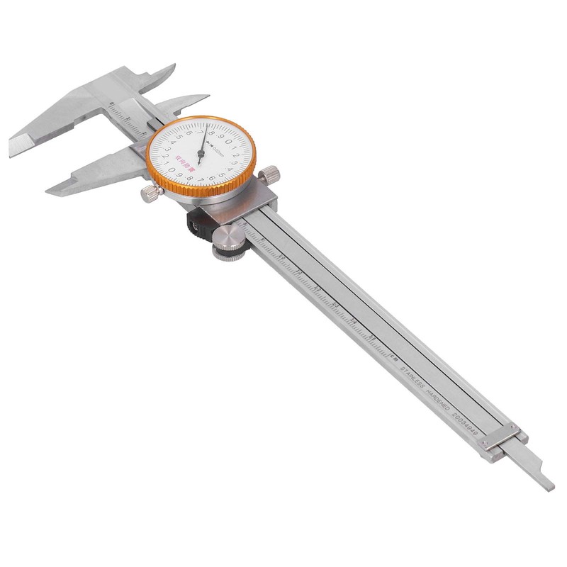 Dial Caliper Vernier Manual Measuring Gauge 0.02mm Accuracy 0150mm