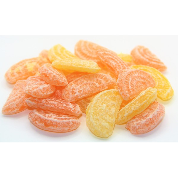 500 g de tranches de fruits orange et citron un bonbon bien connu