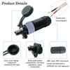 GaiRen Trolling Motor Plug and Circuit Breaker 60Amp Kit, Trolling