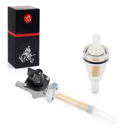16950-MAH-023 Fuel Gas Valve Petcock Fuel Filter For HONDA 1100 Shadow 1100 Shadow ACE 1100 Aero 1100 Sabre 1100 Spirit 1100 VT1100 C C1 C2 C3 1995-2007