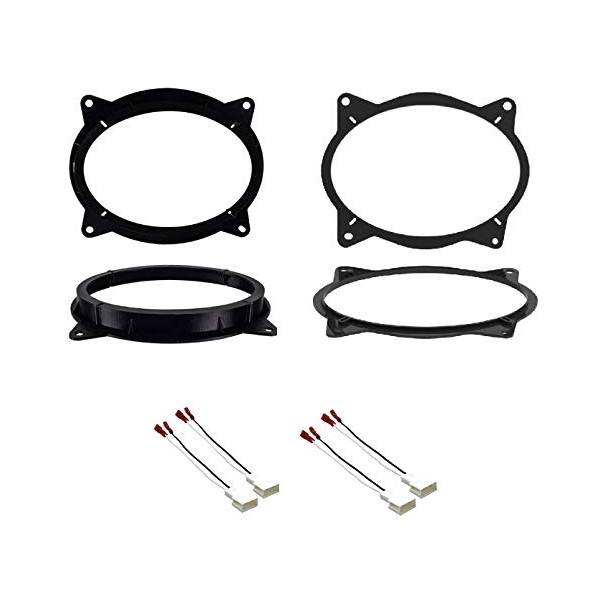 6x9" Front and Rear Car Stereo Speaker Install Adapter Mount