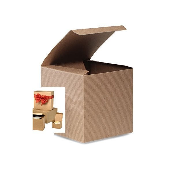 Bundleofbeauty Item#101125 10 Count 6 X 6 X 4 Kraft Decorative Gift Boxes
