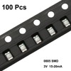 uxcell 100 pcs 0805 Surface Mounted Devices Blue LED Diode