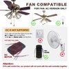 Ceiling Fan Remote Control Kit, Dimmer, AC Motor 3-Speed Becomes