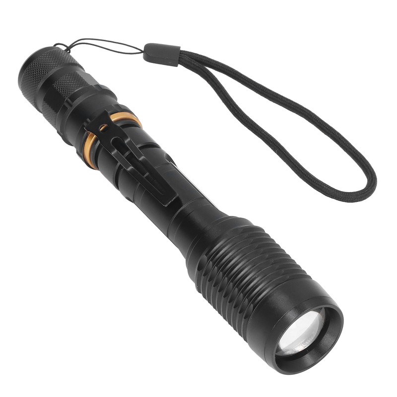 Telescopic Zoomable Flashlight 5 Lighting Modes 5000LM Waterproof Bright Flashlight