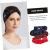 FOMIYES 4pcs Hair Scarf Headbands with Buttons for Mask Comfortable