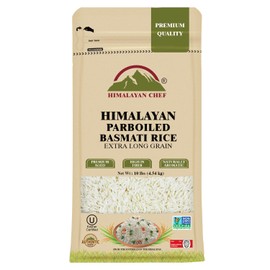 Himalayan Chef - Himalayan Parboiled Basmati Rice, Healthy & Extra Long Grain - 10 lbs