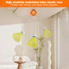 Badminton Rebound Trainer - Portable Height Adjustable Rebound Badminton Set,