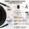 Sewer Jetter Kit for Pressure Washer, 100FT Drain Cleaner Hose