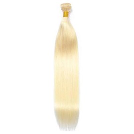 Tuheerst #613 Bundles Human Hair Bundles Straight Bundles 12 Inch Brazilian Hair Bundles Human Hair Weave Human Hair 100% Unprocessed Human Hair Double Weft Extensions No Tangle