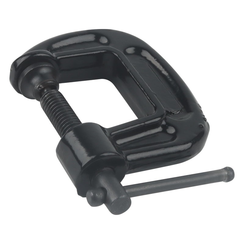 MUKCHAP 10 PCS 1 Inch C Clamp, Black Small C