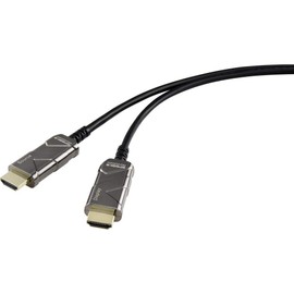 SpeaKa Professional HDMI Anschlusskabel HDMI-A Stecker, HDMI-A Stecker 15.00 m Schwarz SP-8821988 8K UHD HDMI-Kabel