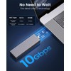 ORICO M.2 NVMe SATA SSD Enclosure Adapter Tool-Free, 10Gbps USB