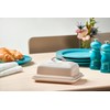 Le Creuset Stoneware European Butter Dish, White