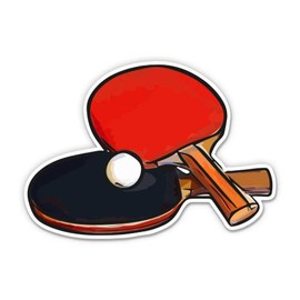 GT Graphics Express Ping Pong - Vinyl Sticker Waterproof Decal