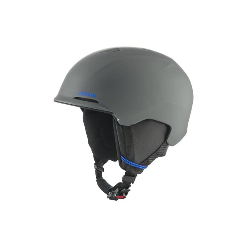 ALPINA BRIX JR Unisex Youth Ski Helmet, Midnight Grey Matt,