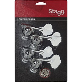 Stagg KG475CR Bass Guitar Machine Heads-Chrome