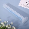 Euvoym 1 Piece 100ml Transparent Blue Line Measuring Graduated Cylinder