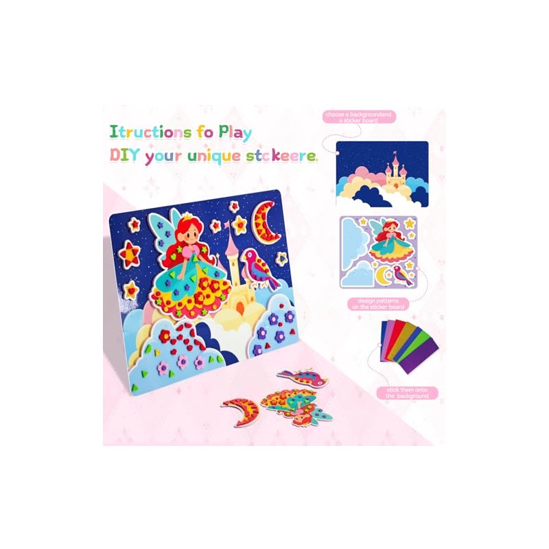 FOVRPUIB Toddler Toys for 3 Year Old Girls, Gift Toys