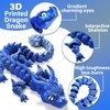 TEAONE 3D Printed Dragon, Articulated Dragon Fidget Toy for Home,
