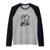 Transpoortation Funny Scooter Moped Rider Trans-poor-tation Raglan Baseball Tee