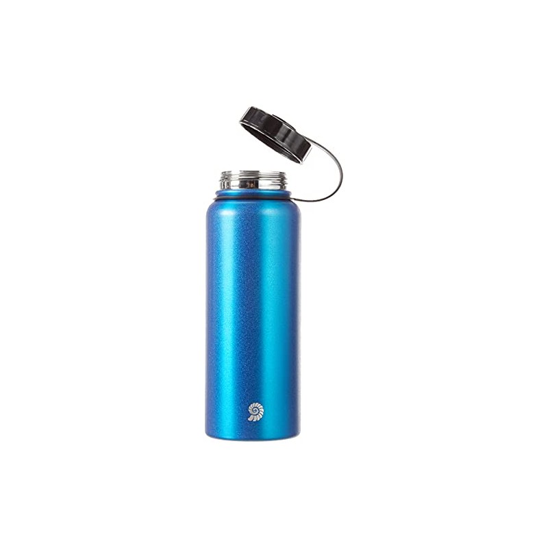 Origin Outdoors Unisex - Adult WH-Stainless Steel Water Bottle, Blue