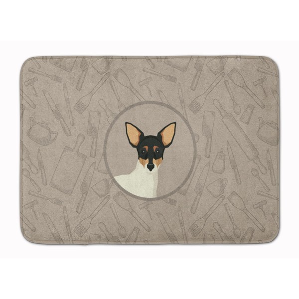 Caroline's Treasures Toy Fox Terrier in The Kitchen Machine Washable