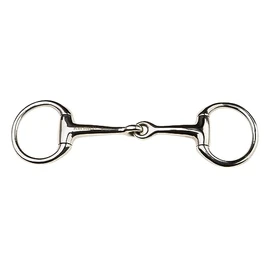 Korsteel Stainless Steel Jointed Eggbutt Bradoon Snaffle Bit, 5.5"