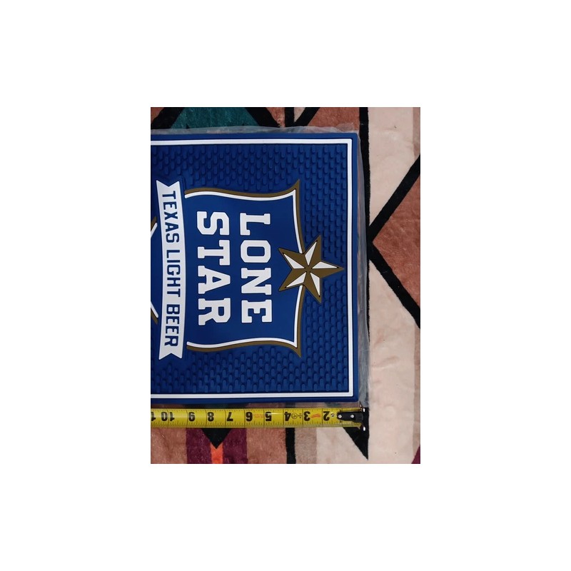 Lone Star Light Texas Light beer Rubber Bar Runner Mat