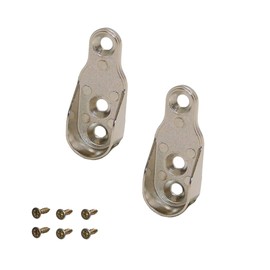 Clothes Rail Bracket Cabinet Oval Wardrobe Tube Bearing for Cabinet Pipe 15 mm Clothes Rail Metal (2)