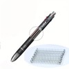 MROOFUL 34Pcs/Set 6 Colors Pen Creative Multicolor Ballpoint Pen With