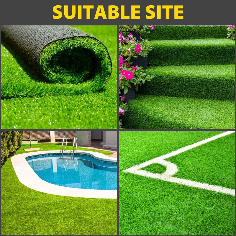 Kikerike Artificial Grass Tape Self Adhesive Double Sided, 6 Inch