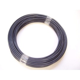 Black Vinyl Coated Stainless Steel Cable, 1/8" - 3/16", 7x19, 50 ft Coil