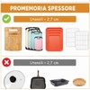 Dexpally 2 Pezzi Porta Taglieri Da Cucina in Metallo, Supporto