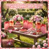 Eaasty 20 Pcs Red Gingham Gift Bags with Bow 10.23