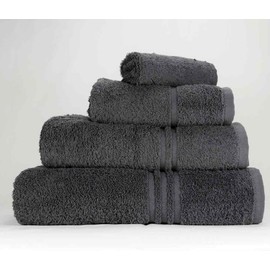 Blue Label 500gsm Plain Charcoal Grey Bath Sheet (SEE SIZE OPTIONS)