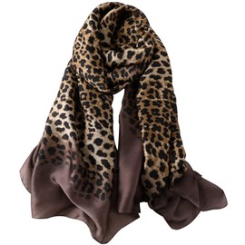 NUWEERIR Womens 100% Large Mulberry Silk Scarf Long Satin Scarf Fashion Designer Scarf Lightweight Wraps