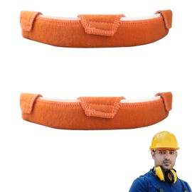 2 PCS Hard Hat Liner, Hard Hat Sweatband, Washable Hardhat Sweatband, Reusable Flame Retardant Cotton Hard Hat Sweat, for Chainsaw Helmet, Hard Hat liner Replacement, Welding Helmet