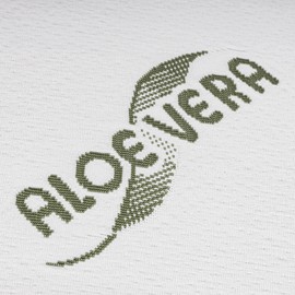 MaxxGoods Aloe Vera Double Pack Pillow Case 40 x 24 cm for Neck Support Pillow - Hypoallergenic, Skin-Friendly, Breathable and Easy Care Neck Support Pillow Case - Pillowcase for Orthopaedic Pillow