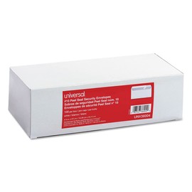 Universal Office Products 36004 Peel Seal Strip Business Envelope Security Tint 10 White 100/box by Universal Office Products